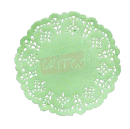 8.5 inch Paper Mat-Light Green-RND-12