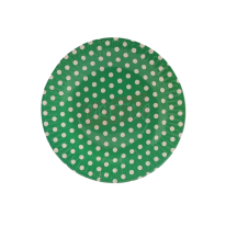 7 inch Paper Plate-PD-Dark Green