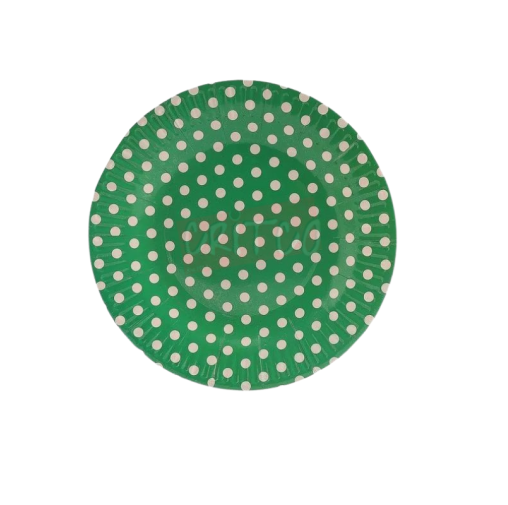 7 inch Paper Plate-PD-Dark Green