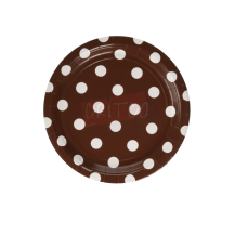 7 inch Paper Plate-PD-Dark Brown