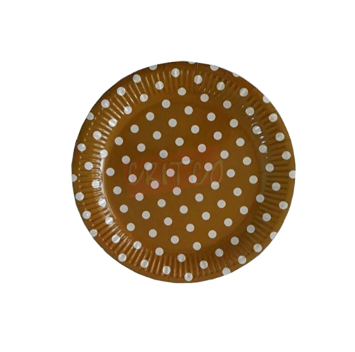 7 inch Paper Plate-PD-Brown