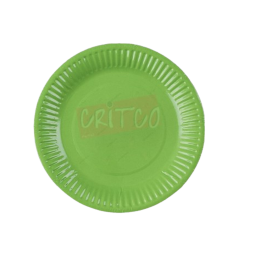 7 inch Paper Plate-Light Green-SQ