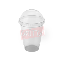 330ml Juice Cup w/ D/Lid-Clear-LC