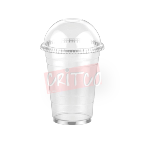 450ml Crusher Cup w/Dome Lid-Clear-LC