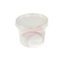 350ml PP Container w/Lid-Clear-LC