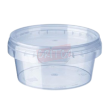 180ml PP Container w/Lid-Clear-ROU