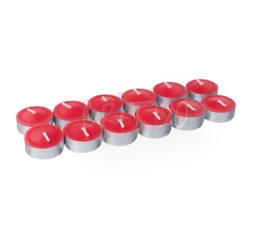 Standard Tealight-Red (12pcs/pkt)