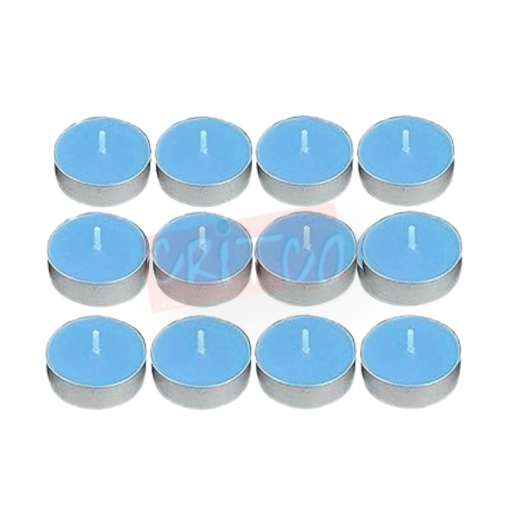 Standard Tealight-Light Blue (12pcs/pkt)