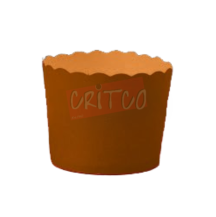 Muffin Cup Coated-Brown-Medium