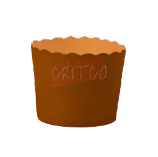 Muffin Cup Coated-Brown-Medium