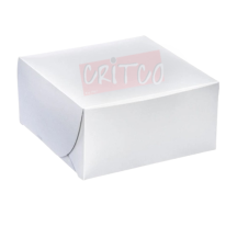 (8X8) inch Cake Box-White