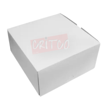 (12.5X12.5) inch Cake Box-White