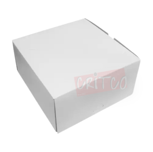 (10.5X10.5) inch Cake Box-White