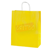 9.5X8X3.5 inch Yellow Bag