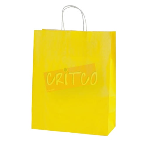 9.5X8X3.5 inch Yellow Bag