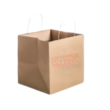 8X8X10 Cake Bag-Kraft-Small