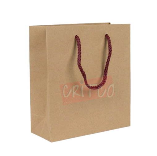 6.7X5.5X2 inch Natural Kraft Bag