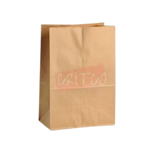 24X14cm Kraft Food Bag Bottom Gazette