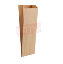 180X100X330mm Kraft Food Bag-Natural