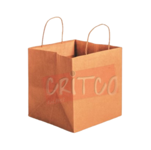 10X10X12 Cake Bag-Kraft-Medium