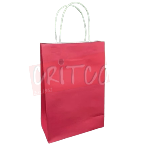 10.5X8X3.5 inch Red Bag