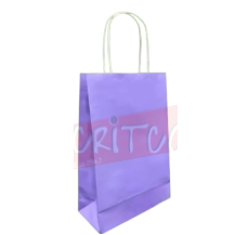 10.5X8X3.5 Inch Baby Purple Bag