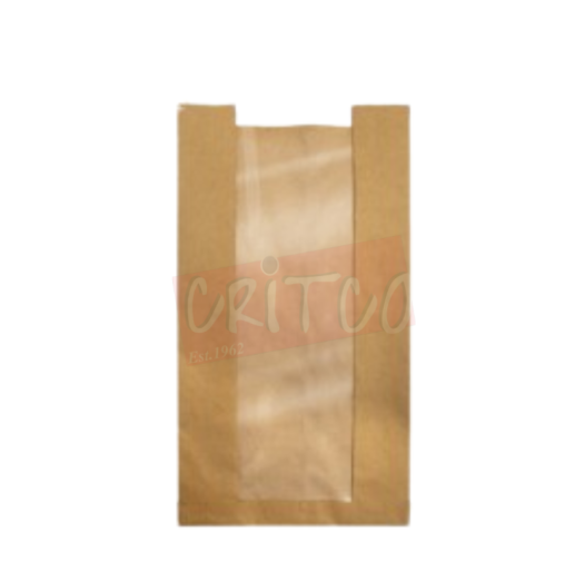 127X53X330mm Window Virgin Paper Bag