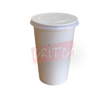 300ml Paper Cup-White With Lid