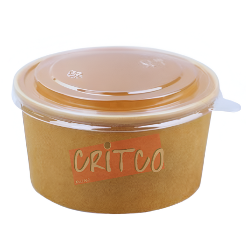 1000ml Kraft Bowl w/PP Lid