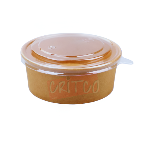 500ml Kraft Bowl w/PP Lid