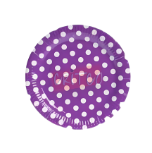 9 inch Paper Plate-PD-Dark Purple-10