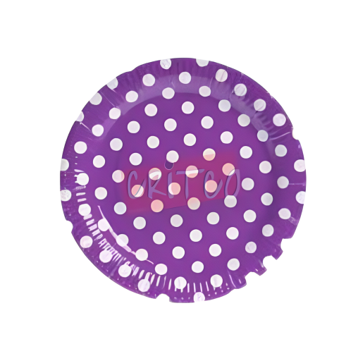 9 inch Paper Plate-PD-Dark Purple-10