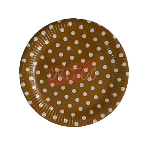 9 inch Paper Plate-PD-Light Brown-10