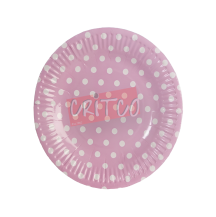 9 inch Paper Plate-PD-Light Pink-10