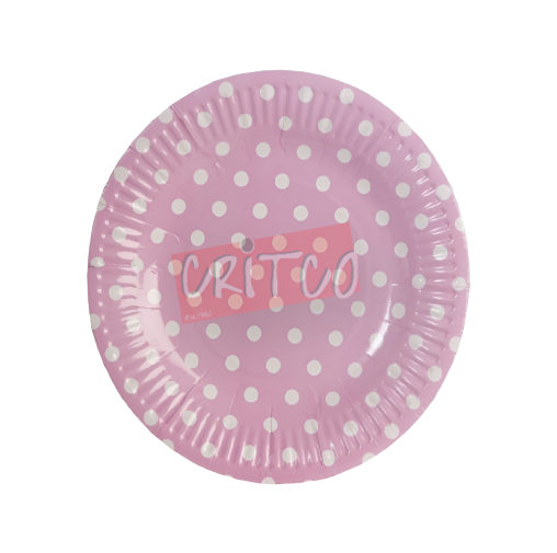 9 inch Paper Plate-PD-Light Pink-10