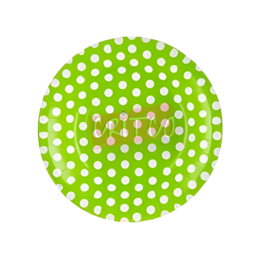 9 inch Paper Plate-PD-Luminus Green-10