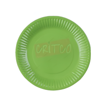 9 inch Paper Plate-Light Green-10