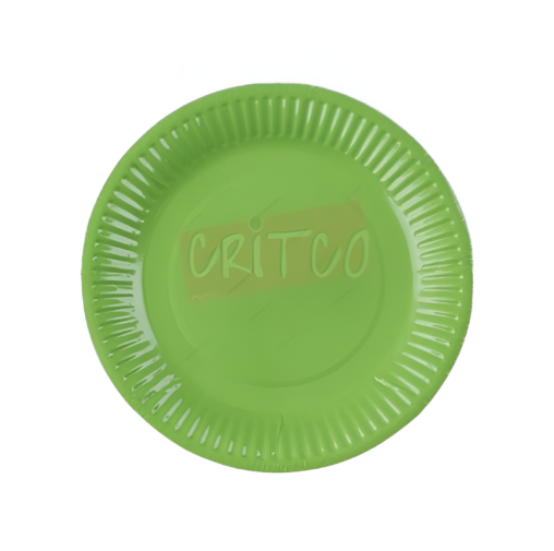 9 inch Paper Plate-Light Green-10