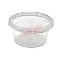 80ml PP Sauce Container-Clear-RND