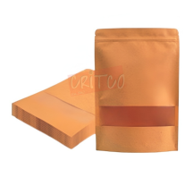 (20X30)cm Window Zip Lock Pouch-Kraft