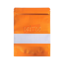 (22X30)cm Window Zip Lock Pouch-Orange