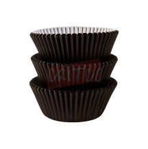 9cm Cup Cake Liners-Black