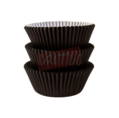 9cm Cup Cake Liners-Black