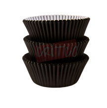 11.5cm Cup Cake Liners-Black