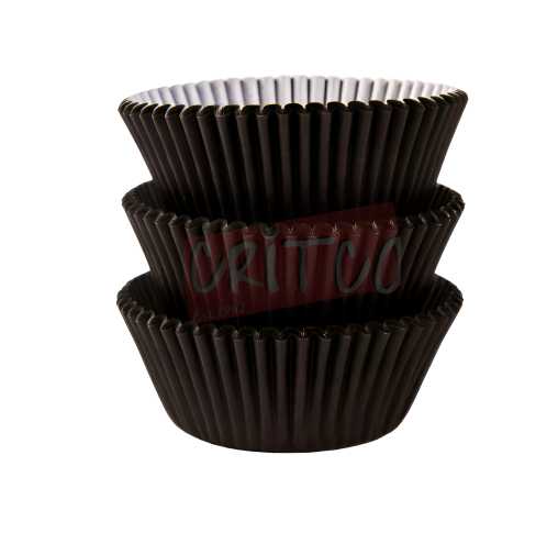 11.5cm Cup Cake Liners-Black