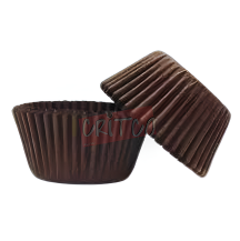 11.5cm Cup Cake Liners-Brown