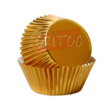 11.5cm Cup Cake Liners-Gold