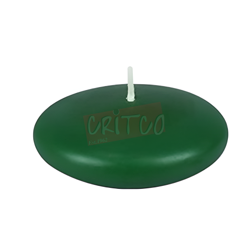 Oval Floating Candle-Green