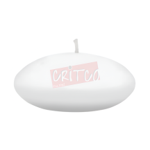 Oval Floating Candle-White