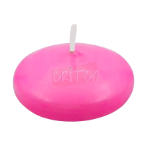 Oval Floating Candle-Pink